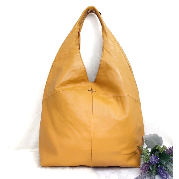 Pour La Victoire Handbags - Pour la Victoire Orange Nouveau Leather Hobo Bag